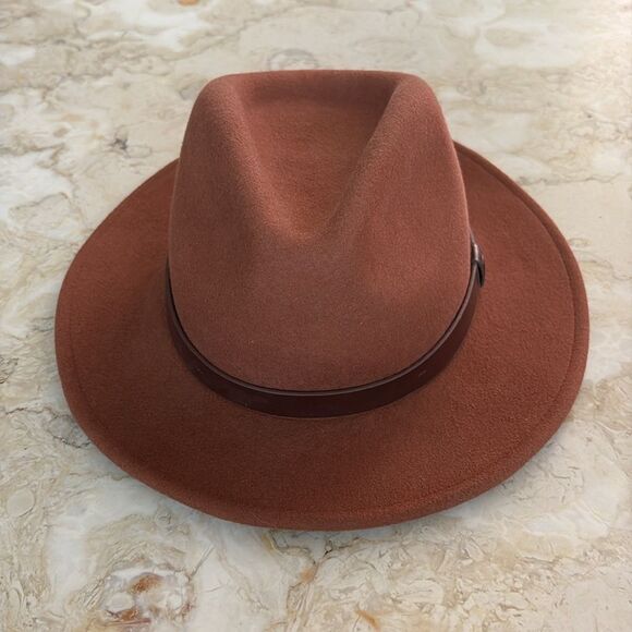 Brixton Messer Fedora 100% Wool Size Small - Picture 5 of 13